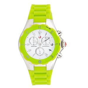 Michele Jelly Bean Watch in Green